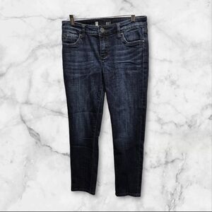 Kut From The Kloth Catherine Ankle Straight Leg Womens Size 2 Jeans Distressed